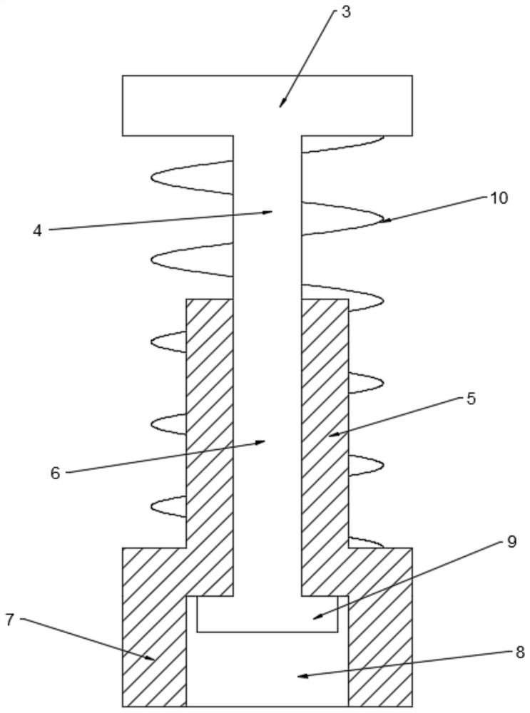 Subway rail damping device