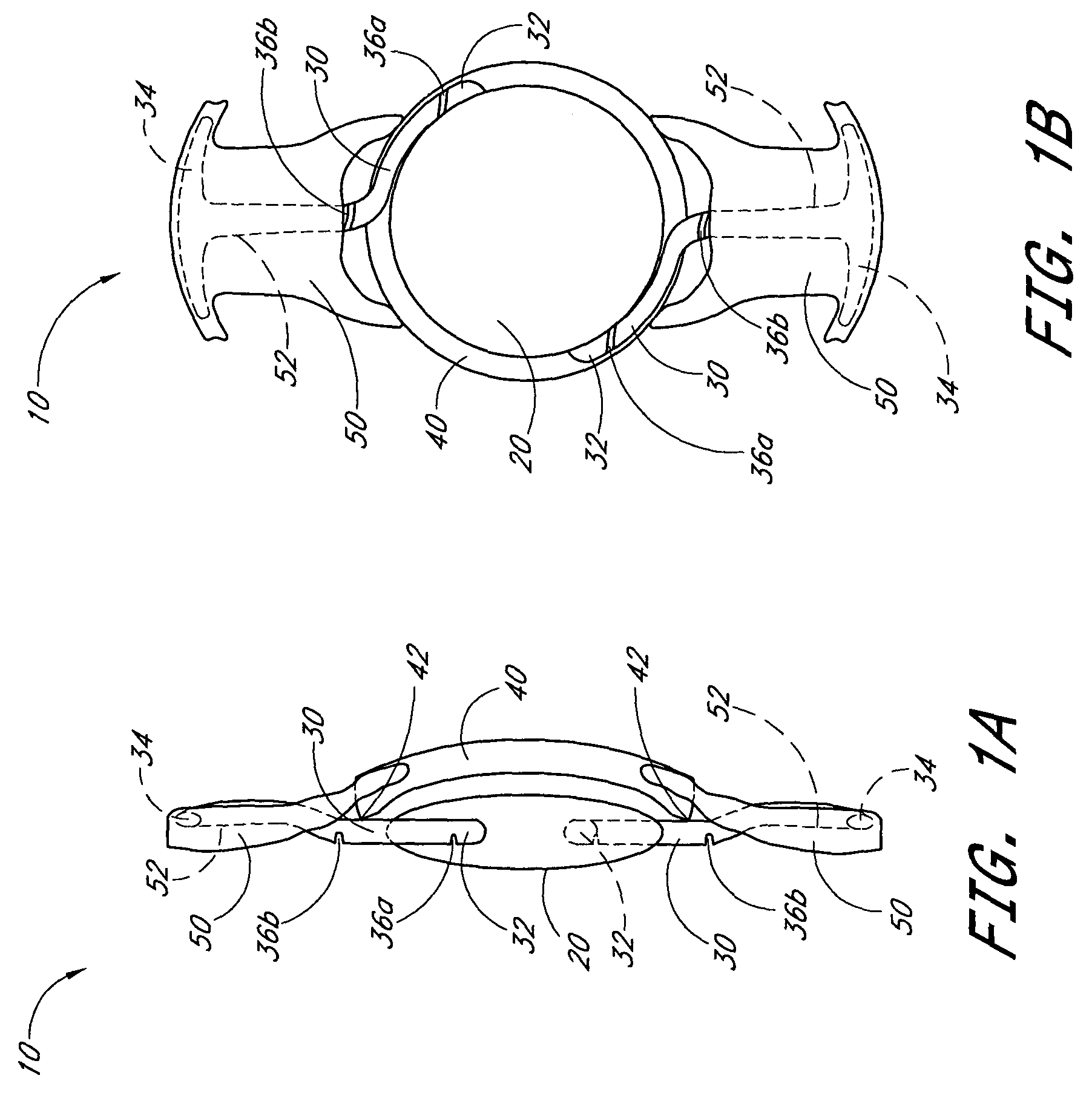 Accommodating intraocular lens system with enhanced range of motion