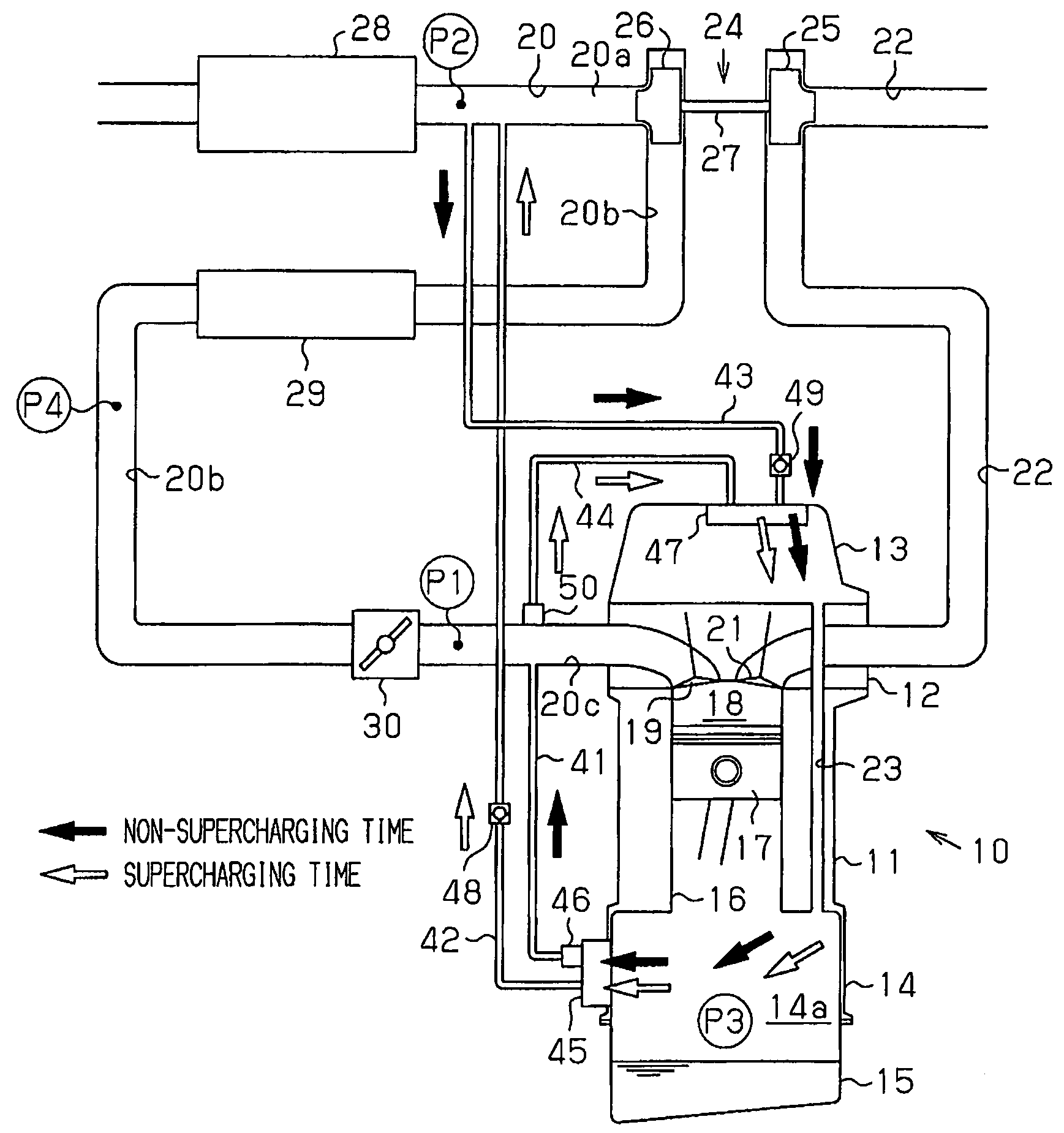 Blow-by gas processing apparatus