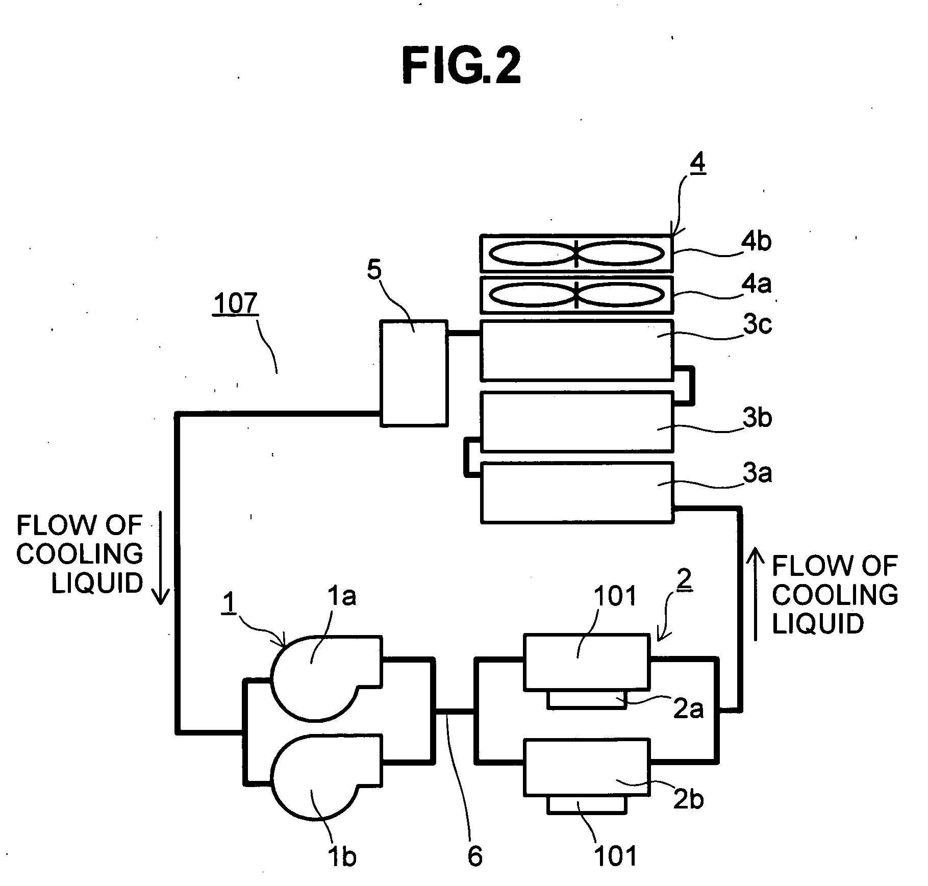 Cooling device and electronic apparatus building in the same