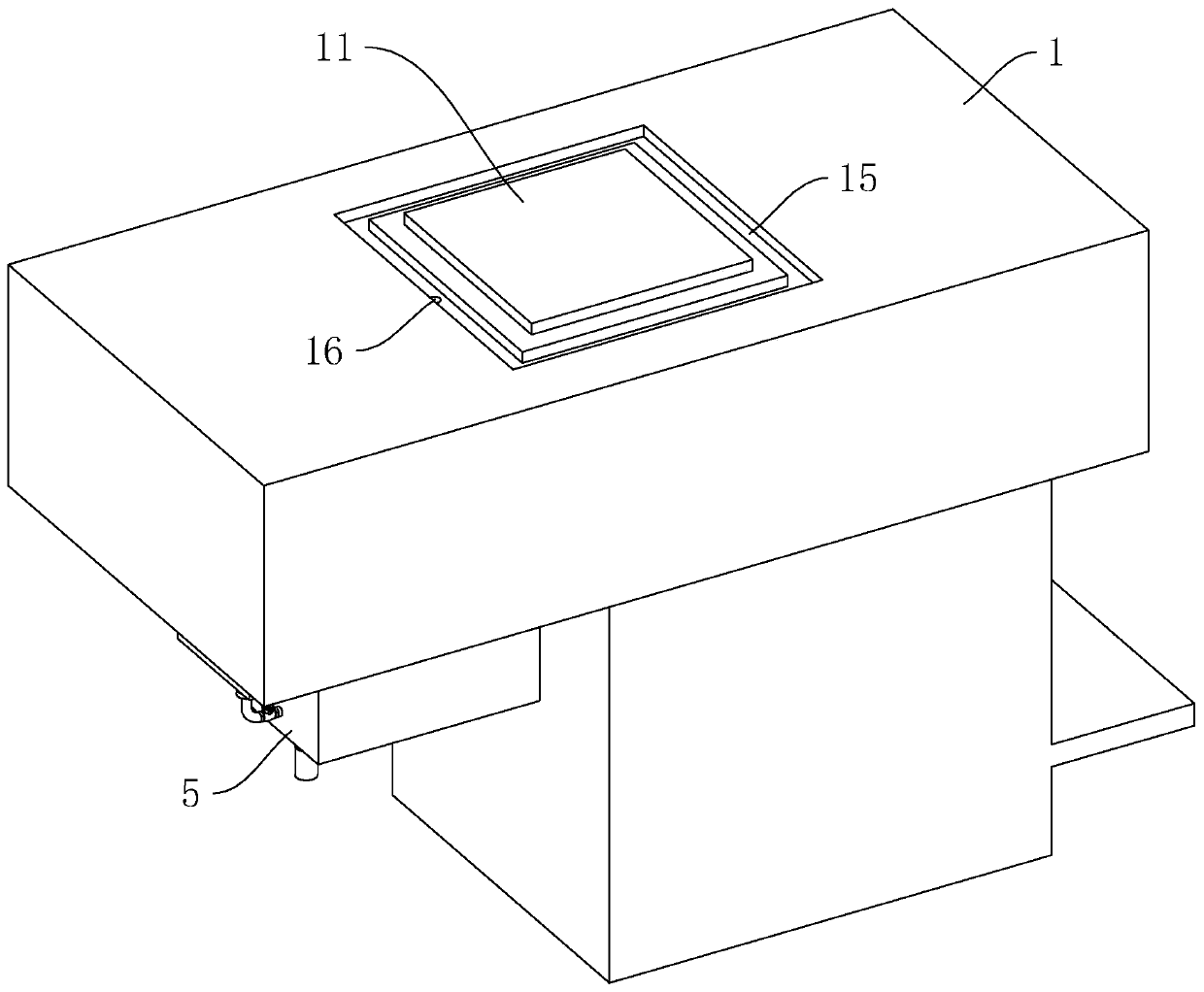 Fine machining device and technology of surface of die steel