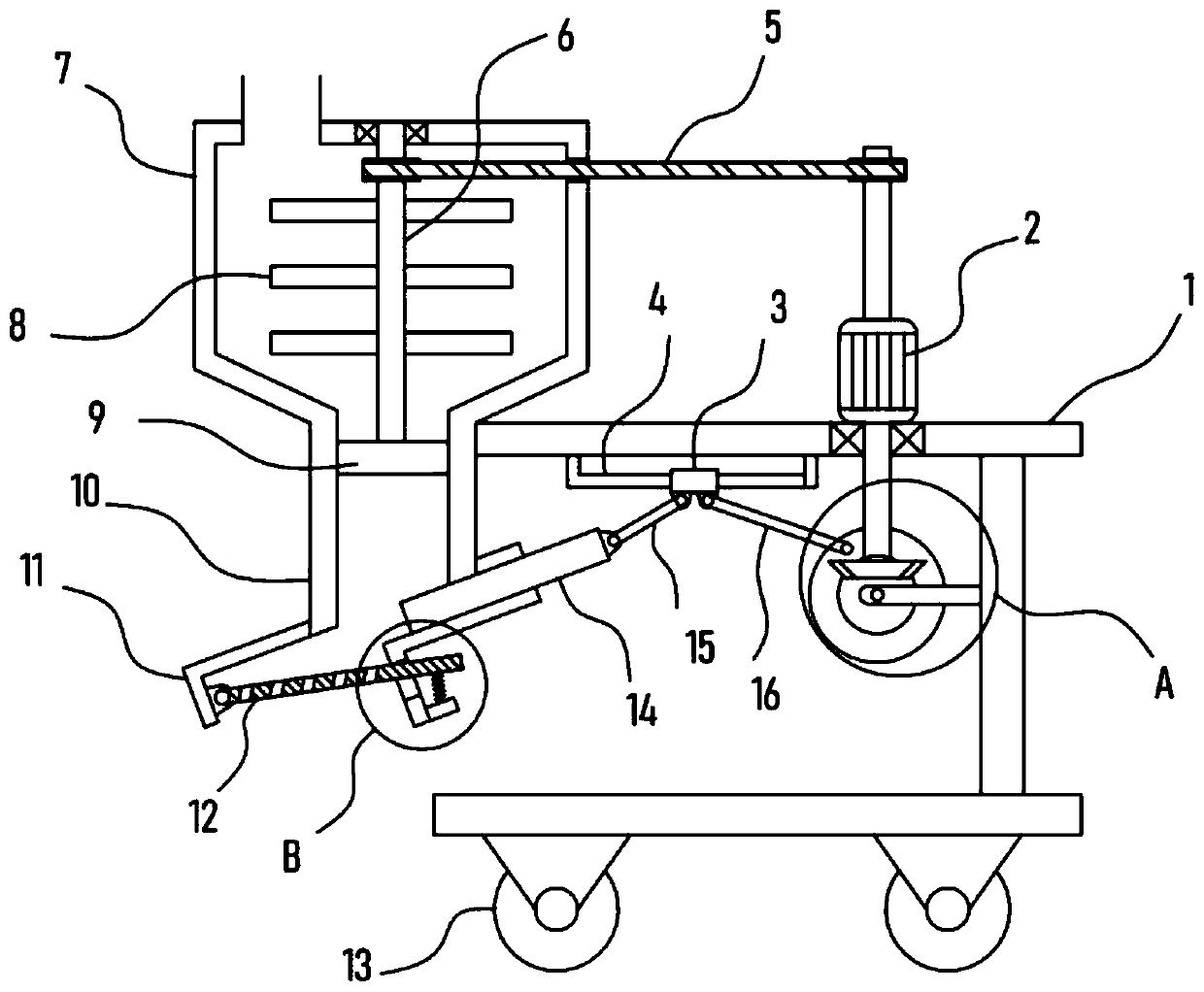 Grain sowing machine