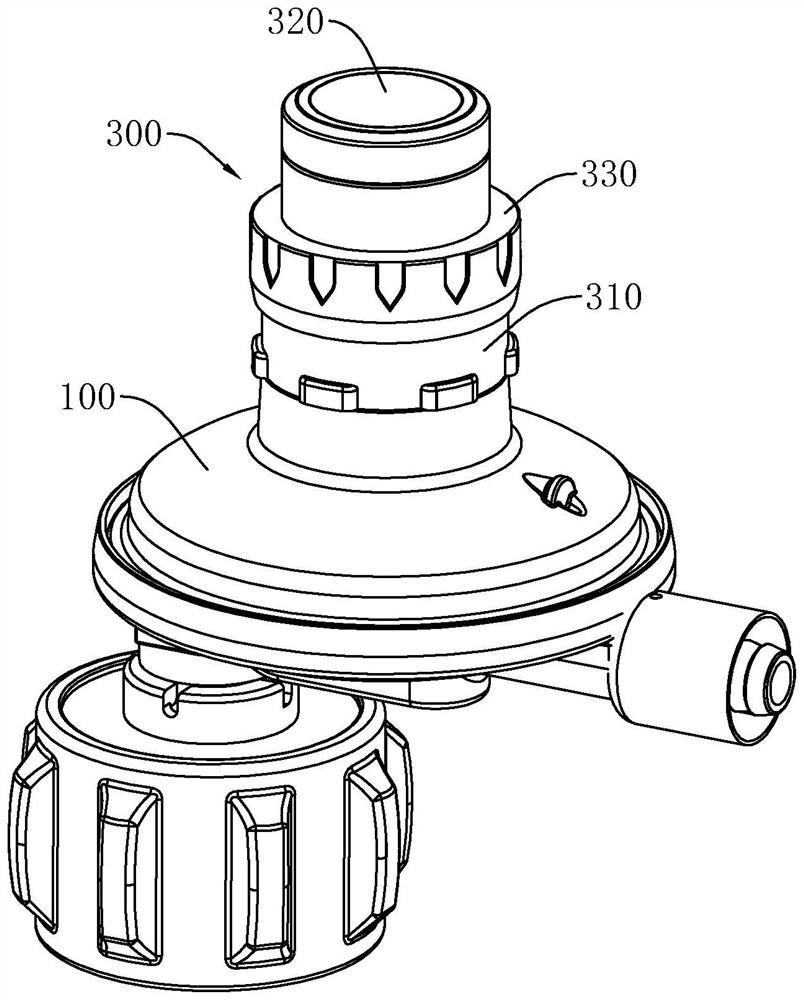 Segmented adjustable pressure reducing valve