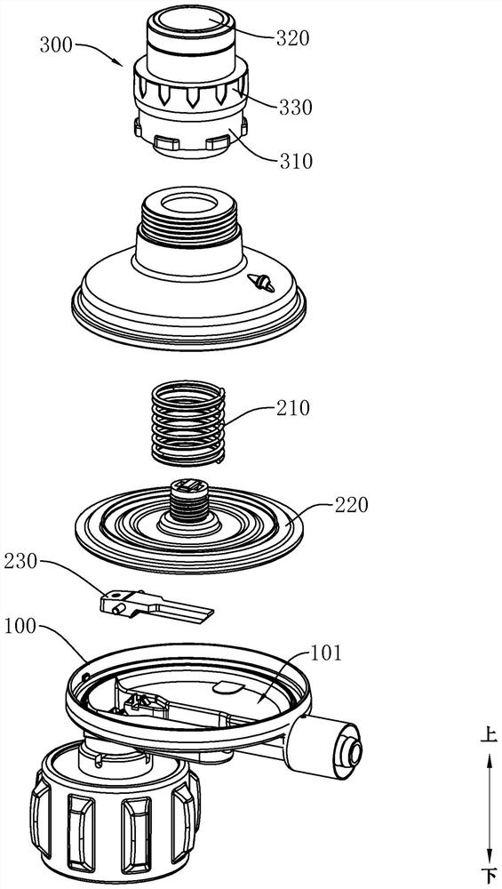 Segmented adjustable pressure reducing valve