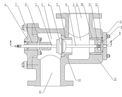 Steam turbine single-valve adjusting valve