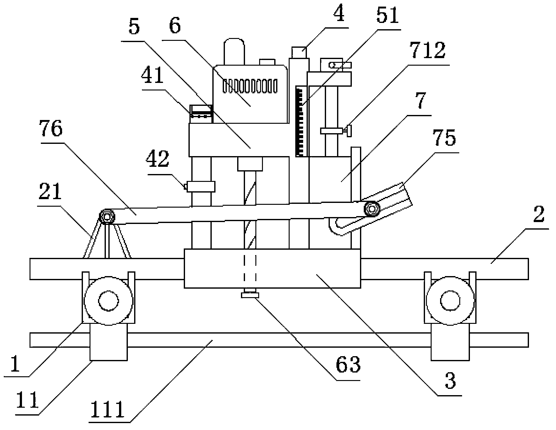 Door lock mortising machine