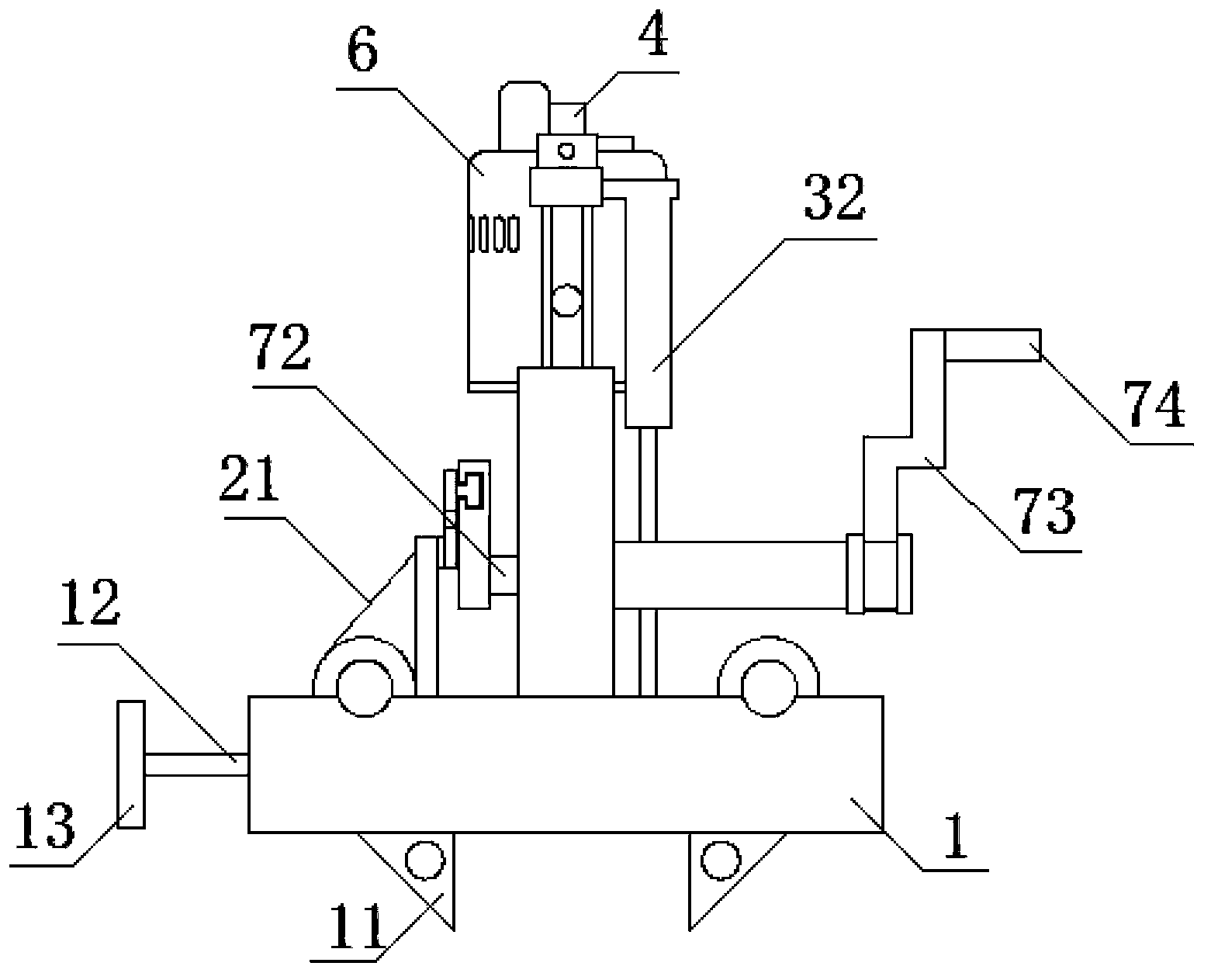 Door lock mortising machine