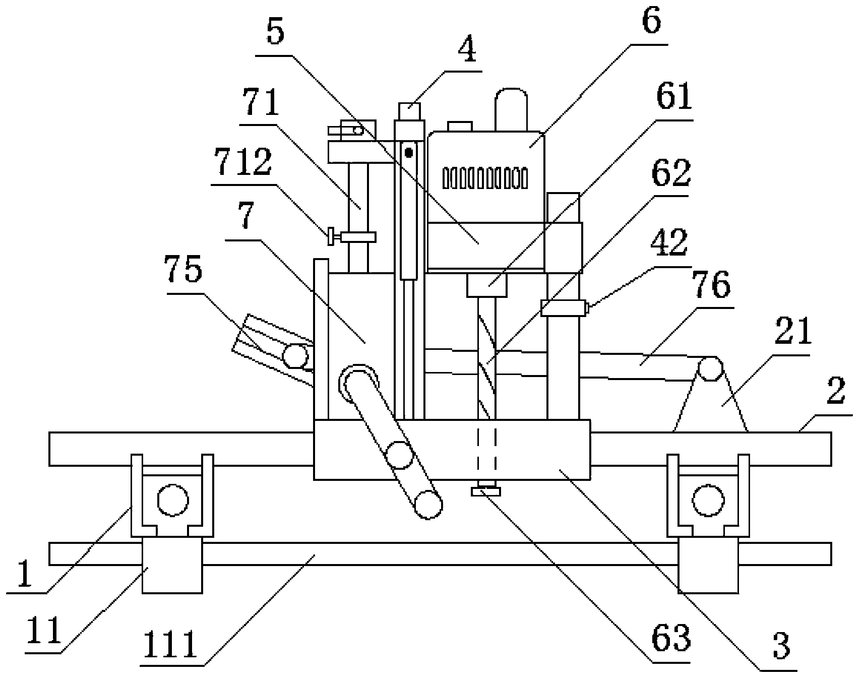 Door lock mortising machine