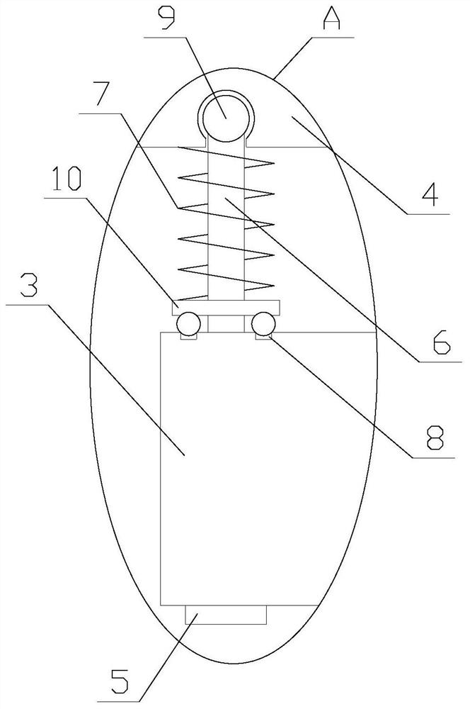 Part fixing device for packaging equipment