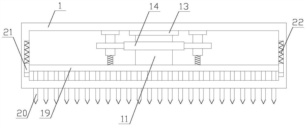 Part fixing device for packaging equipment