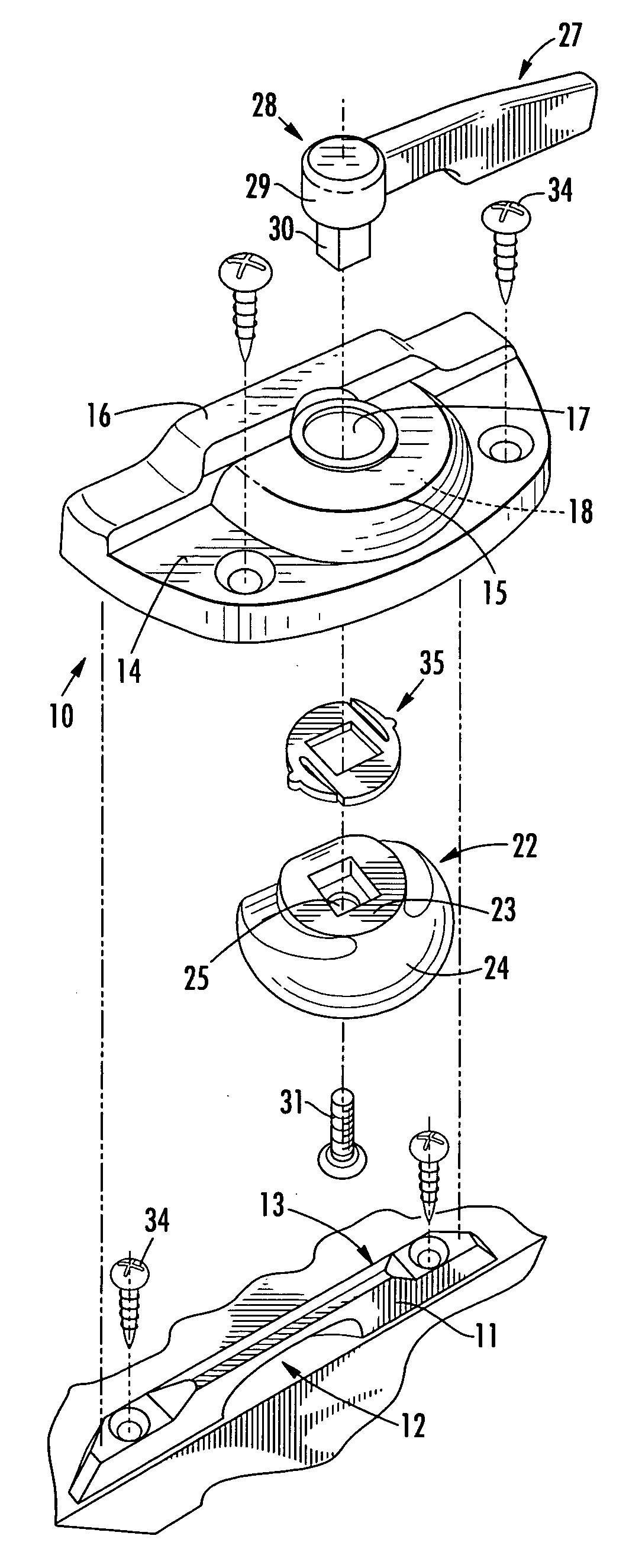 Locking window device