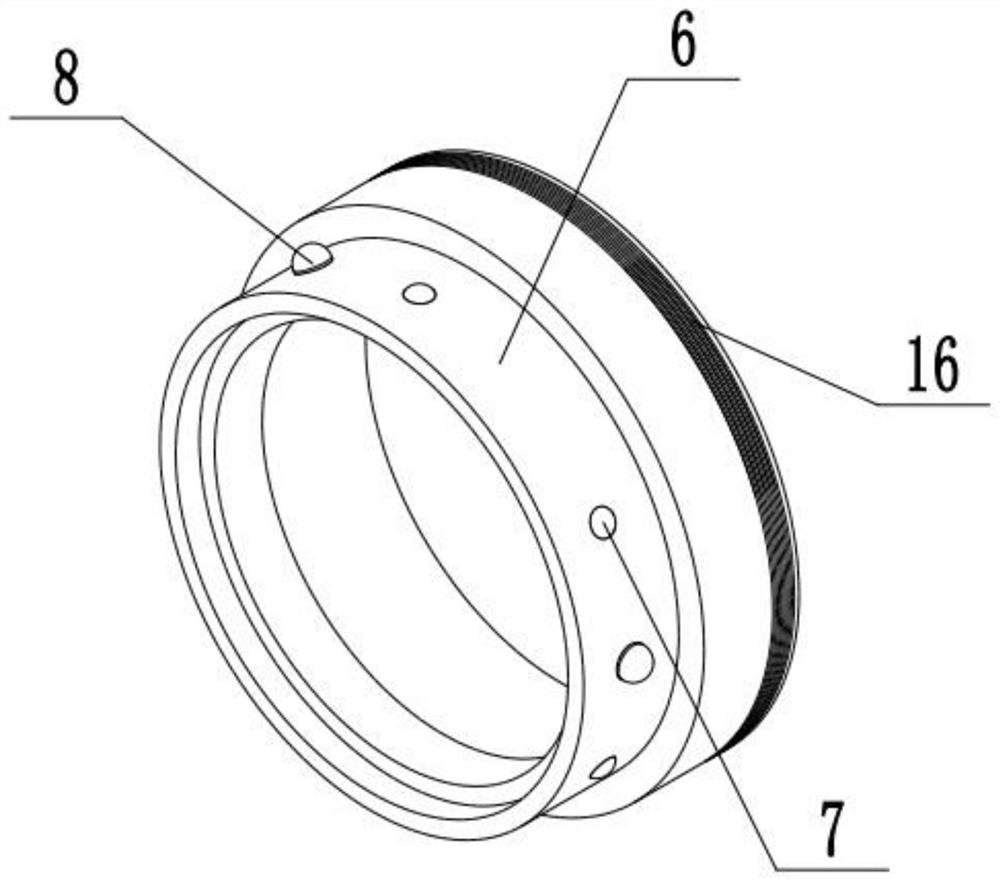 Medium-length hole charging and returned powder recycling device for blasting