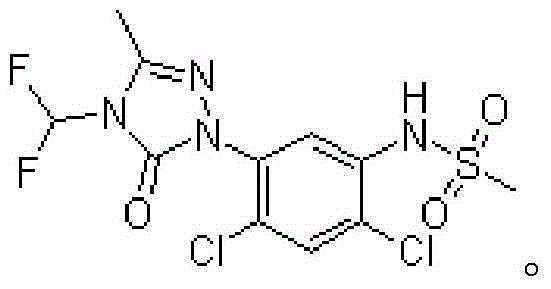 A kind of cornfield herbicide composition