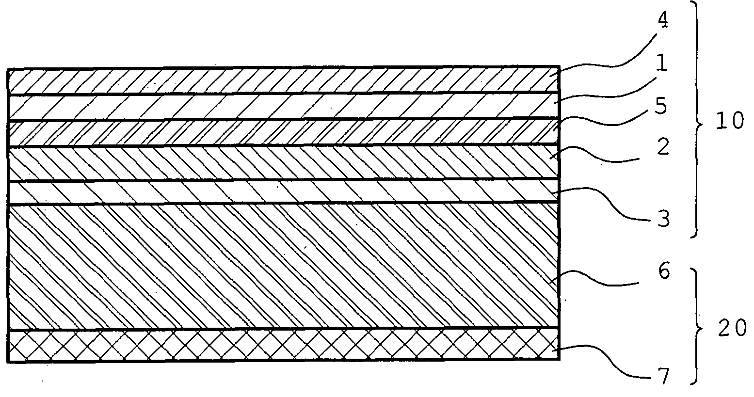 Laminate for IR ablation