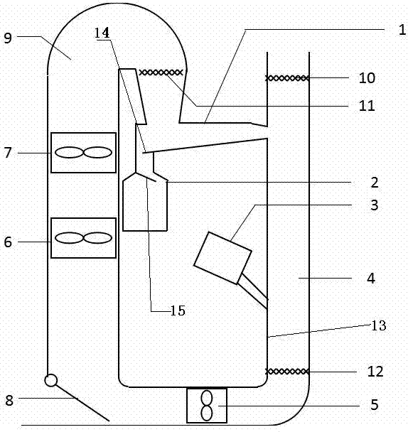 Equipment and method for separating irregular powder from spherical metal powder