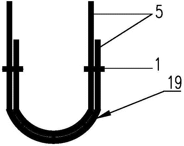 Tension and compression complementary type anchor cable structure adopting external anchoring and locking and construction method thereof