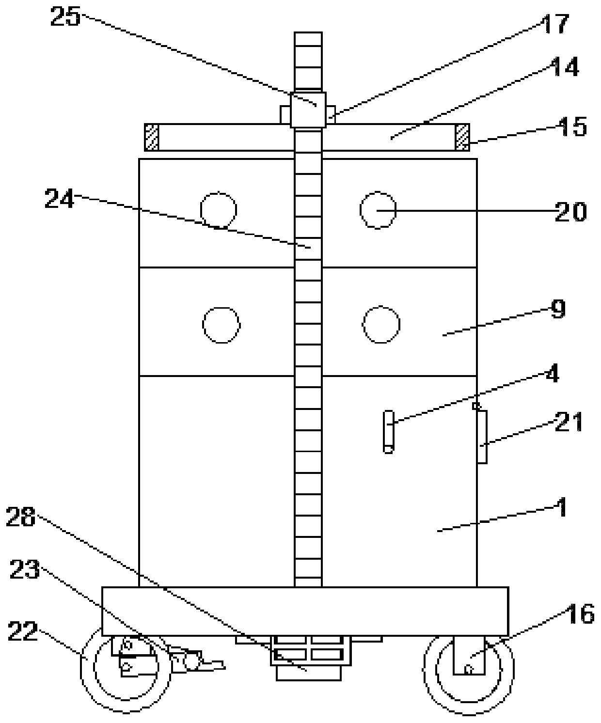 Rural organic waste rapid-composting equipment