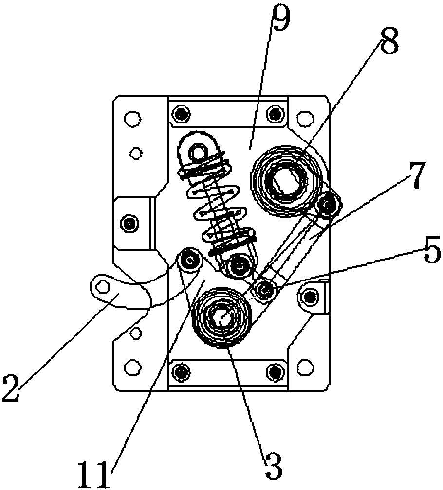 Grounding switch transmission mechanism