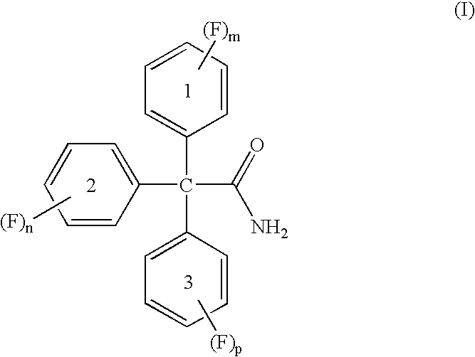 Treatment methods using triaryl methane compounds