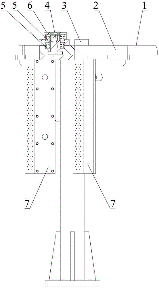 Movable swing arm type machine tool cooling spraying mechanism