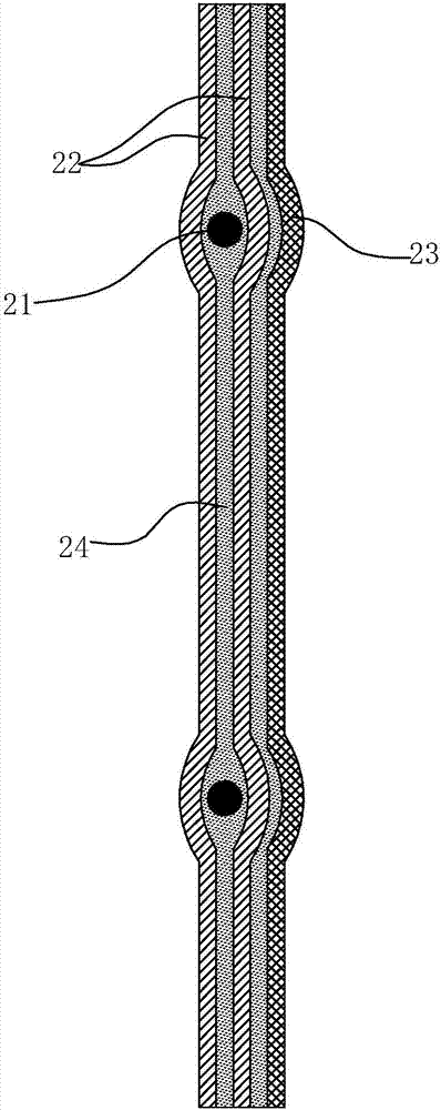 Anti-oil accumulation volute device and range hood applying same