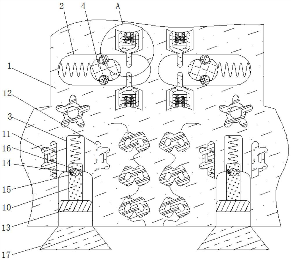 Computer display support with anti-shaking function