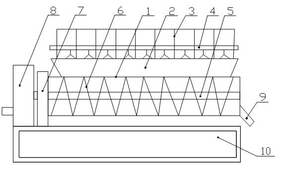 Dry granulating method of ceramic raw material powder and complete equipment thereof