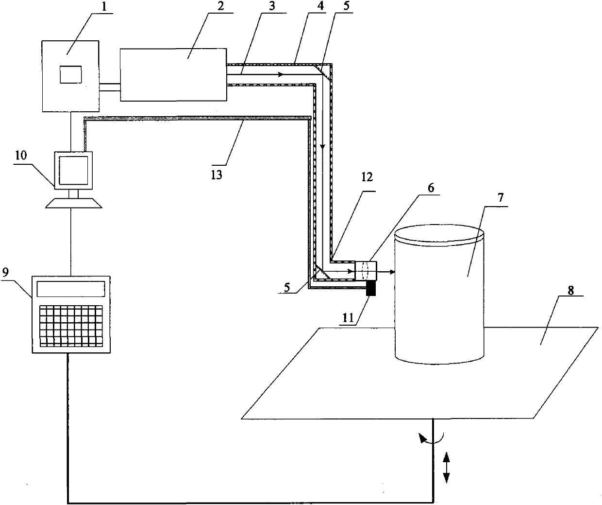 Laser rust-removing device