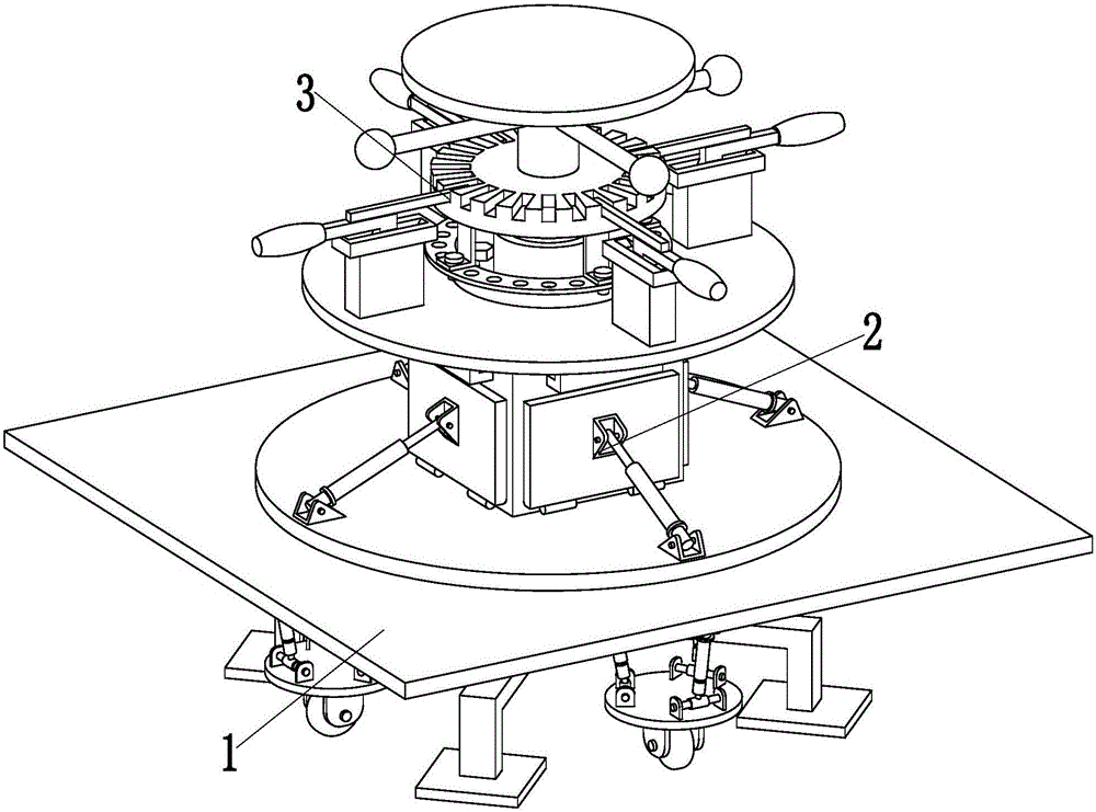 Building window cleaning supporting robot with position capable of being movably fixed