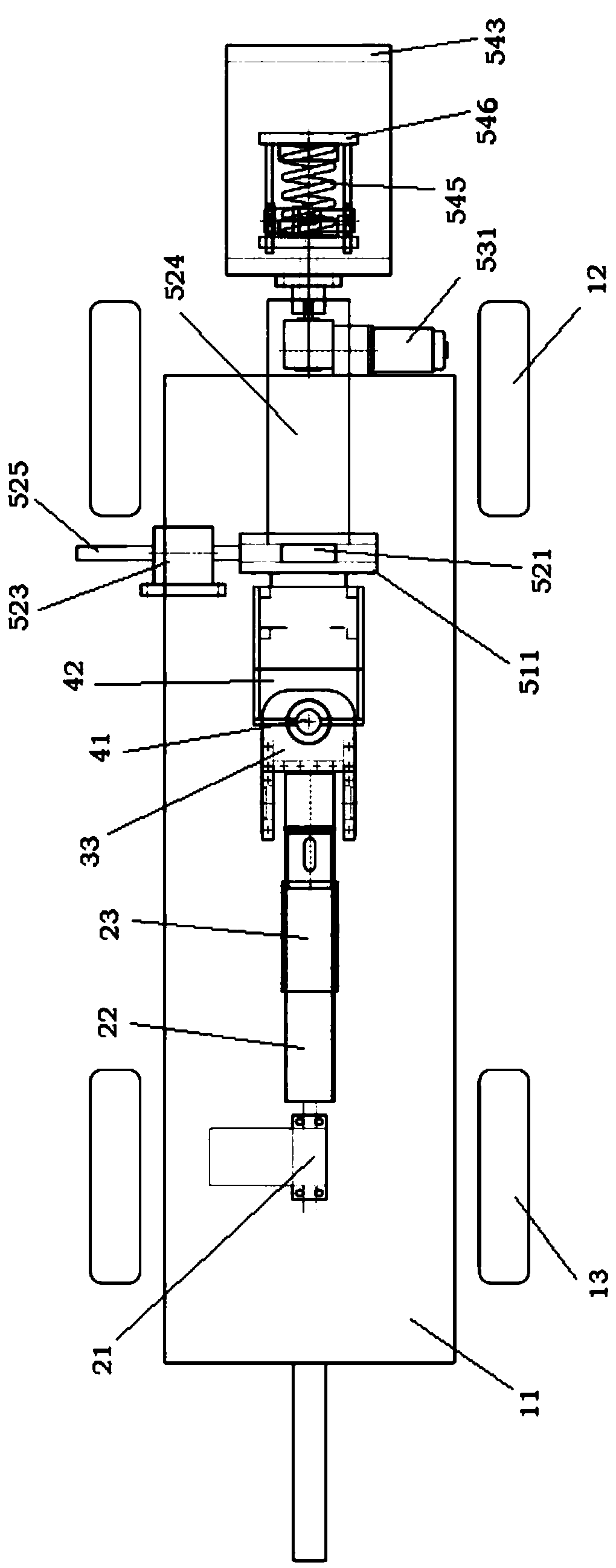 Slab mounting vehicle