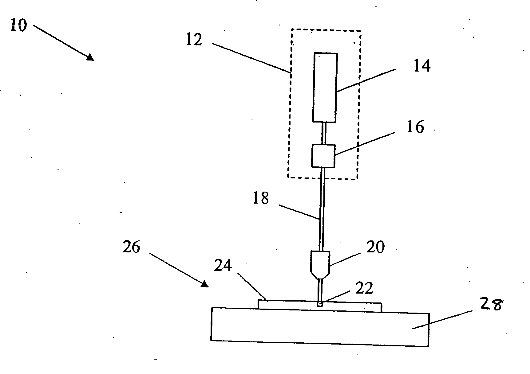 Pulsed laser source with adjustable grating compressor