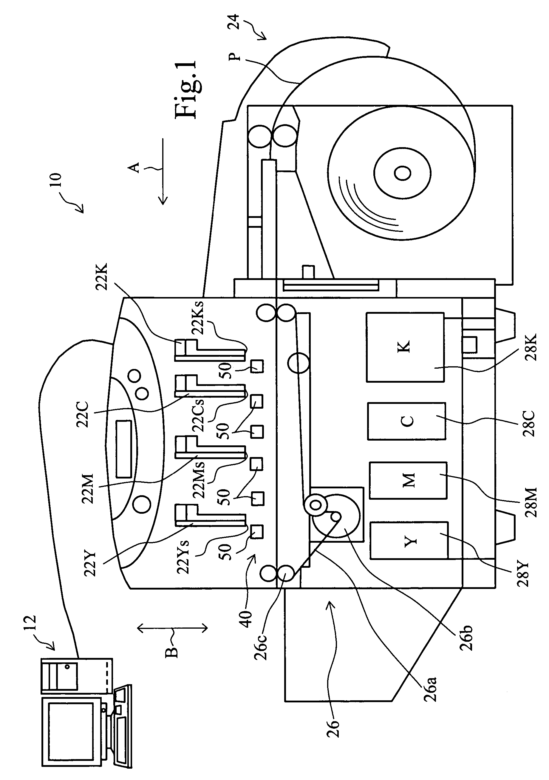 Ink-feeding device and pressure-generating method