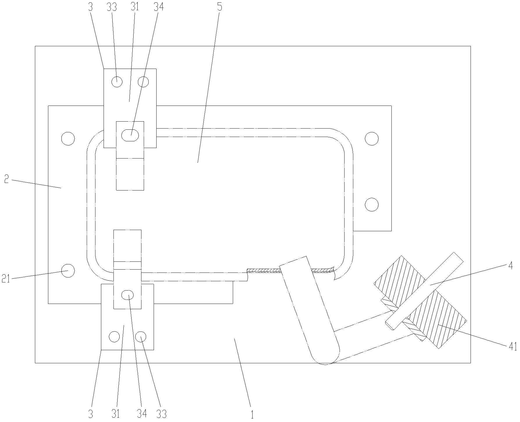 Rectangular silencer assembly welding tooling