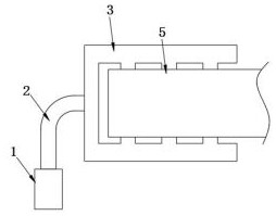 Protection device for preventing high-temperature corrosion of water cooling wall of opposed firing boiler and use method of protection device