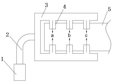 Protection device for preventing high-temperature corrosion of water cooling wall of opposed firing boiler and use method of protection device