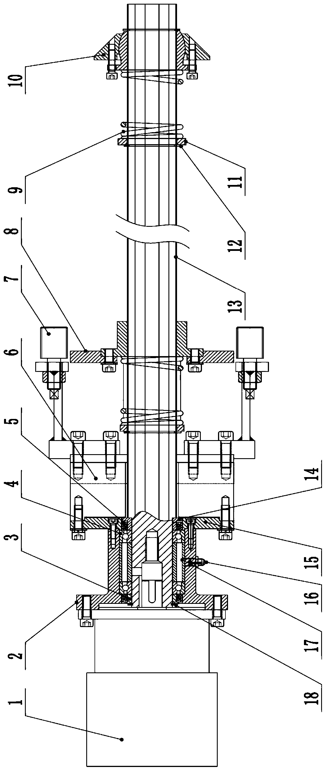 High pressure main valve end face grinding tool