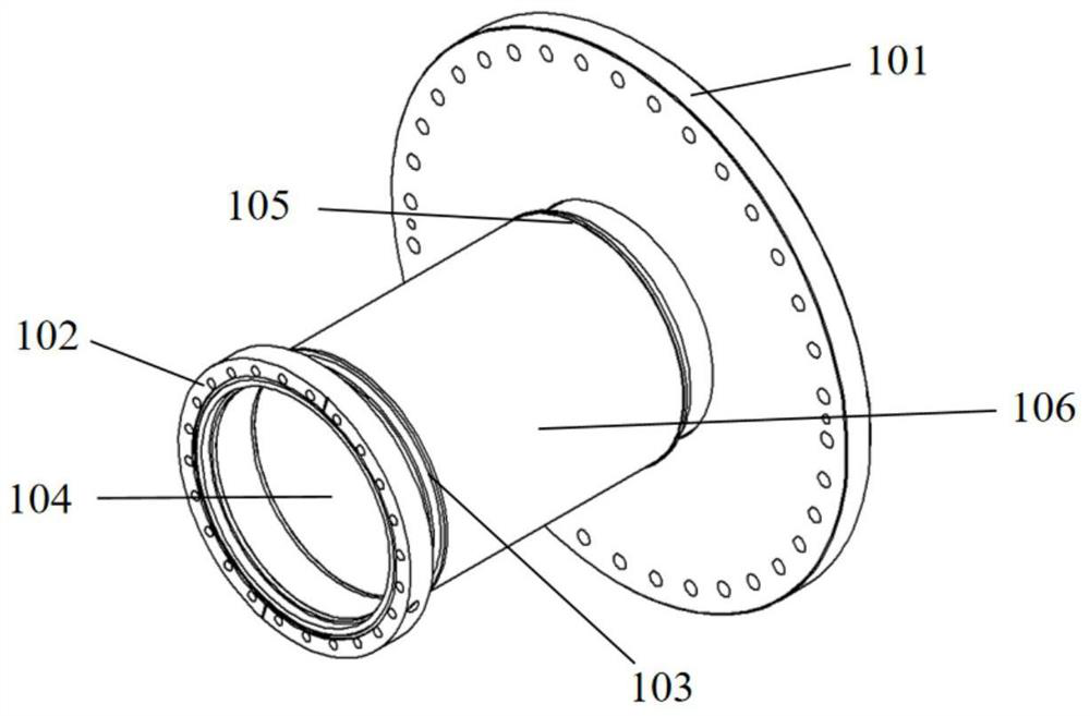 A Beam Horizontal and Longitudinal Detector Device Based on Ceramic Vacuum Tube