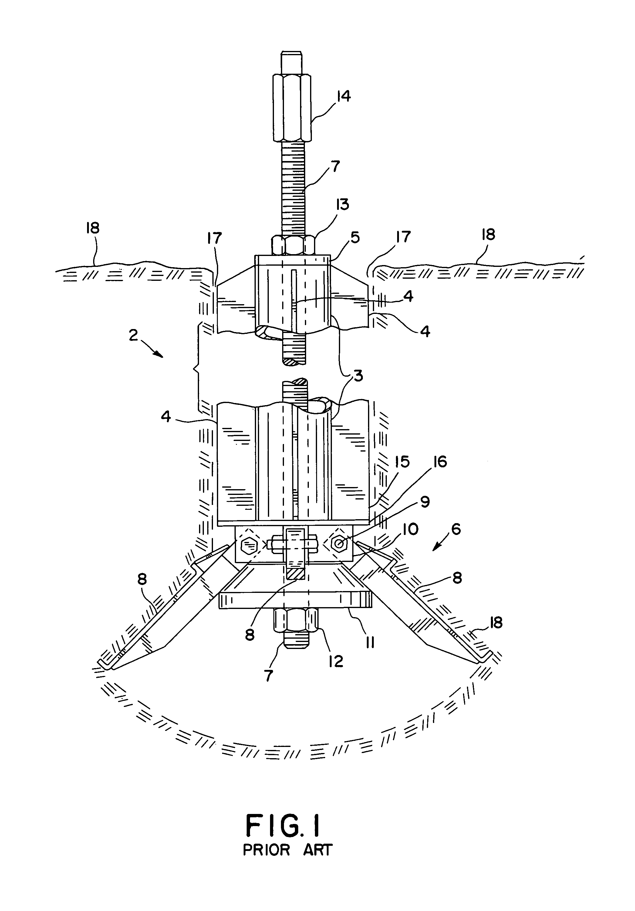 Segmented foundation installation apparatus and method