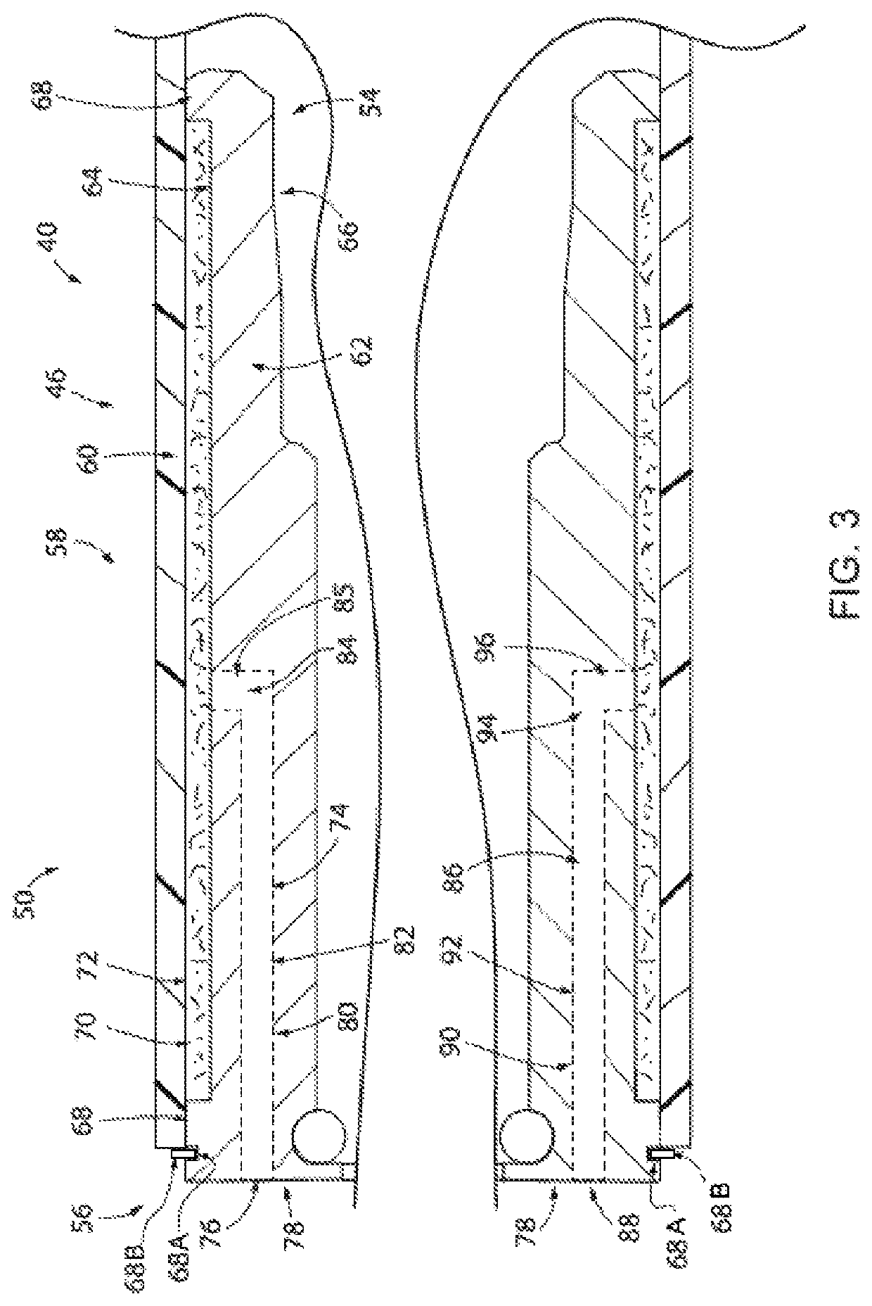 Composite vehicle driveshaft with crash collapse system