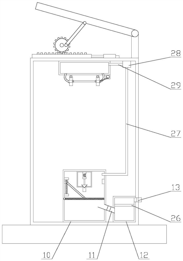 An electric vehicle charging pile with drying function