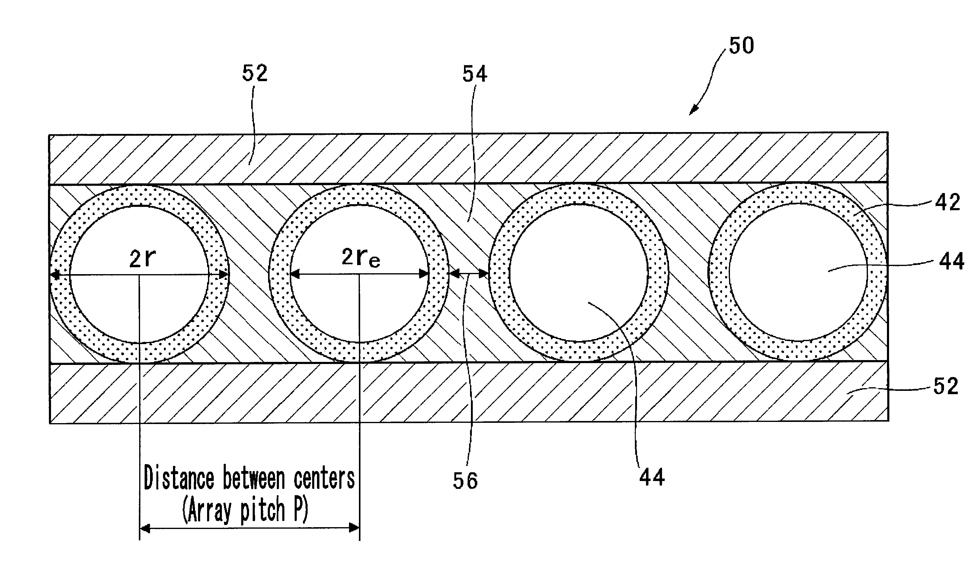 Rod lens array and image sensor head that uses same