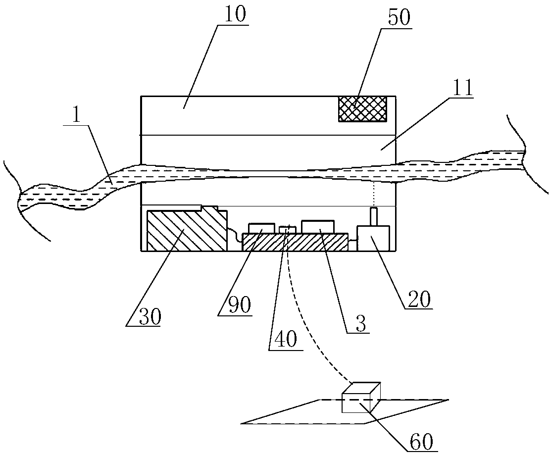 Liquid transmission control device and liquid transmission system