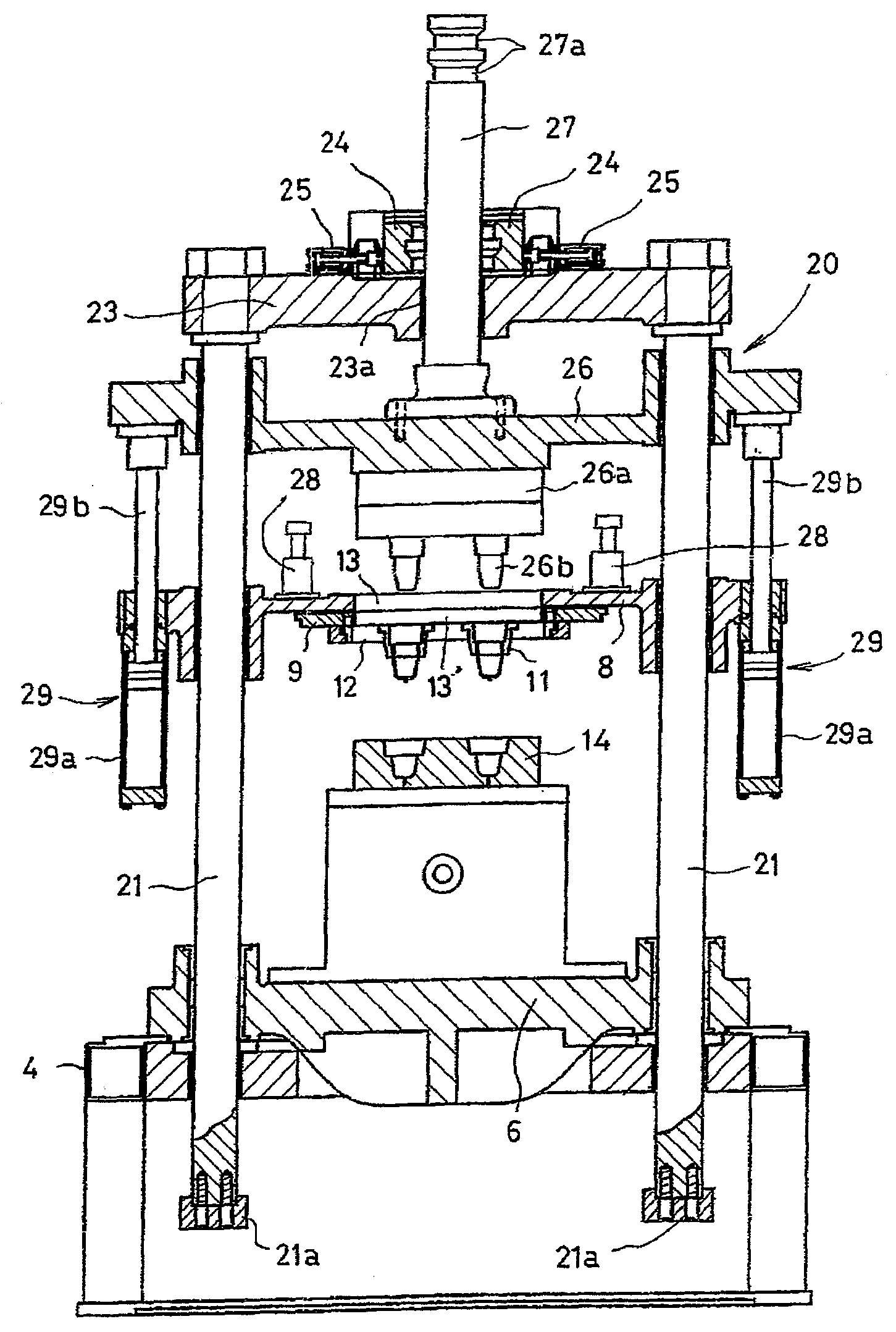 Injection/stretch blow molding machine