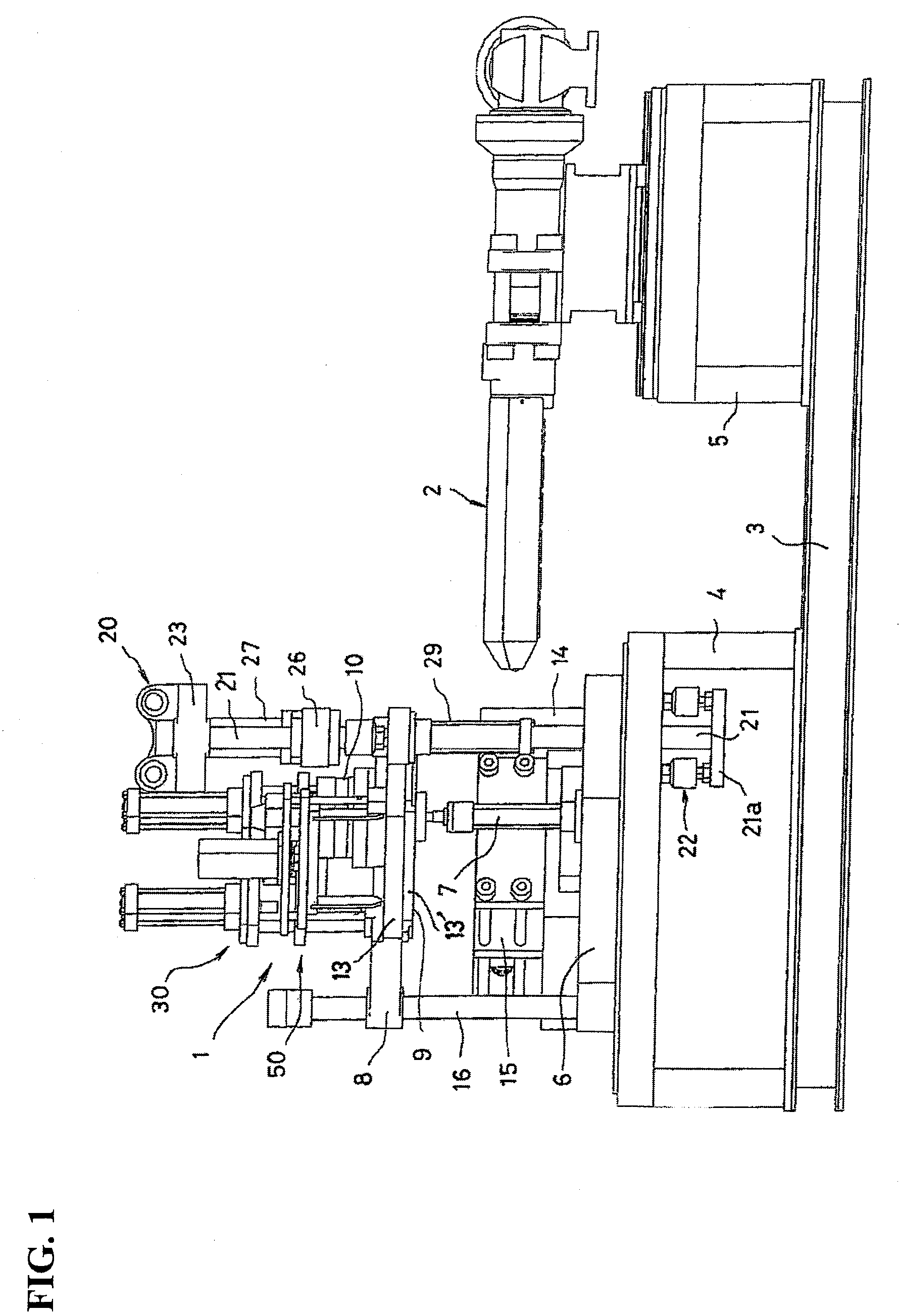 Injection/stretch blow molding machine