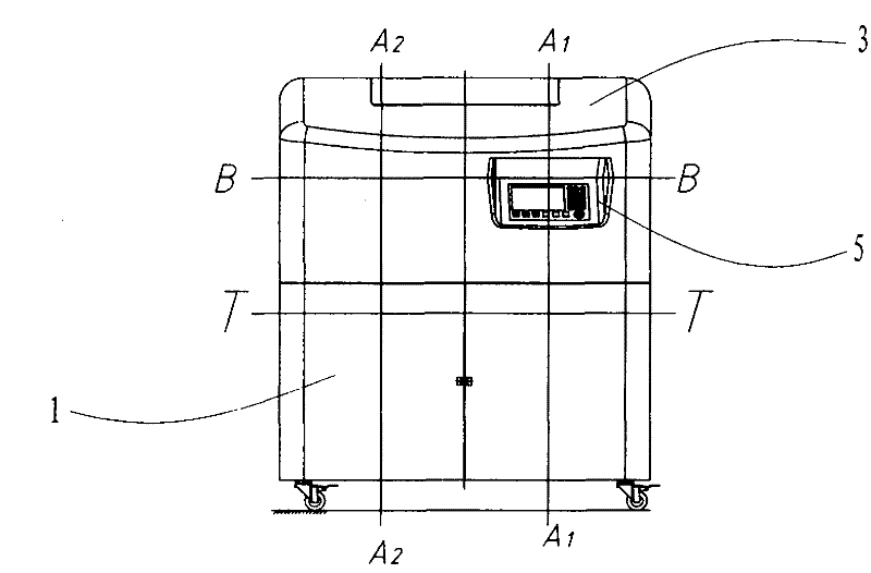 Fully automatic liquid-based cell film production and staining machine and its application