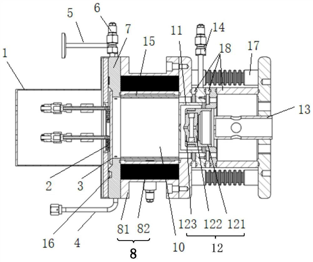 Radio frequency negative ion source for secondary ion mass spectrometer