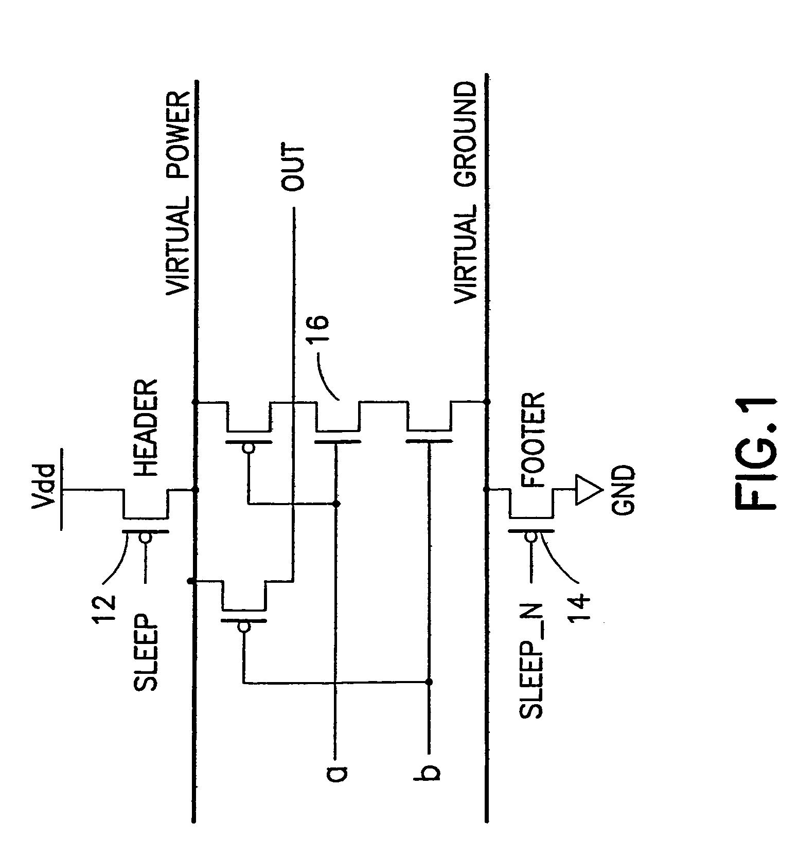 Power gating techniques able to have data retention and variability immunity properties