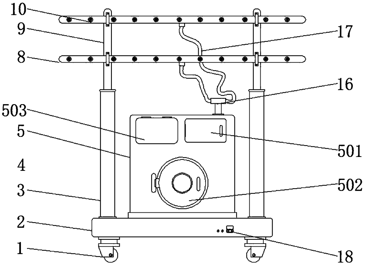 Humidifying device for cultivation in hericium erinaceus plant