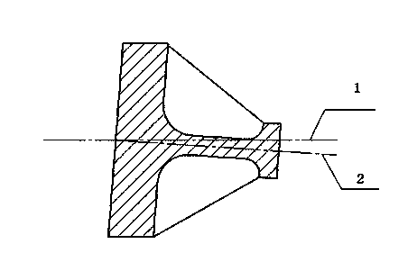 Process for preventing deformation of wheel disk of semi-gear rim