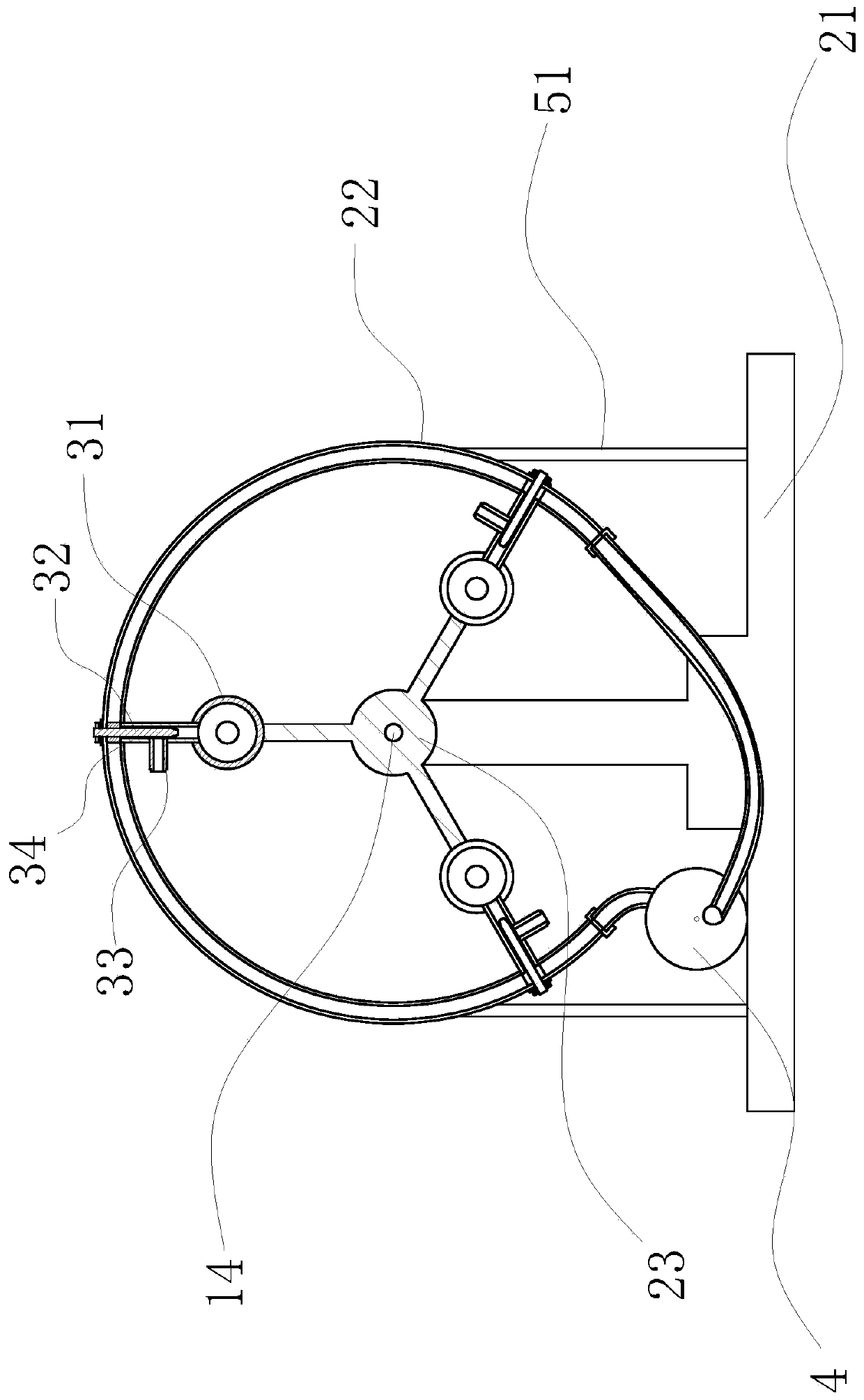 Extrusion device on power cord preparation equipment